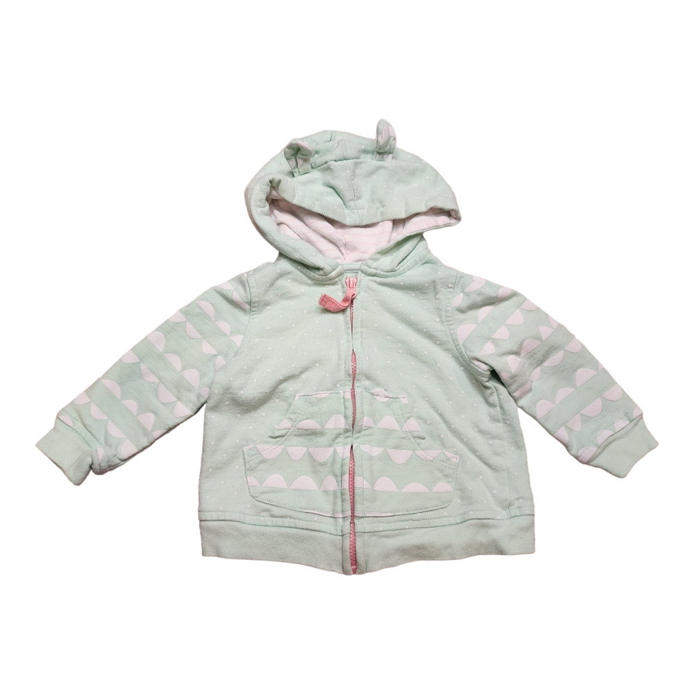 Cat & Jack Baby Girl Full-zip Hoodie 6-9M